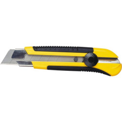 Cutter 25 mm dynagrip ep lame secable 0,7 mm molette crant