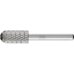 Fraise sur tige hss forme cyl. bout arrondi c 1225 3 6mm 12x25mm pferd