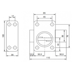 7640 ver v136 bton verni d23 lg40 3 cles