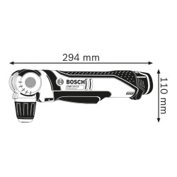 Perceuse visseuse angulaire GWB 12v-10 2x2,0ah l-boxx