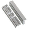 Vice jaws - aluminum with prism 150mm