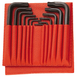 Jeu trousse 12 cles males torx