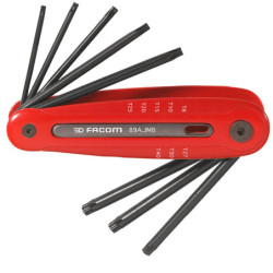 Jeu monture 8 cles males torx