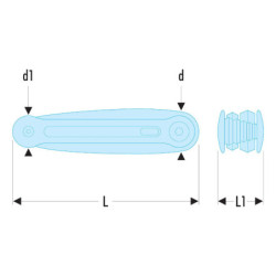 Jeu monture 8 cles males torx