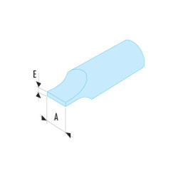 Embout 1/4 fente 3,0 long 25mm