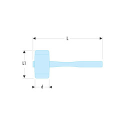 Maillet bs lamelle frette 50mm