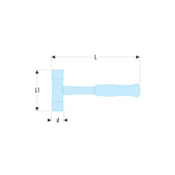 Masette ss rebond monoblc 40mm