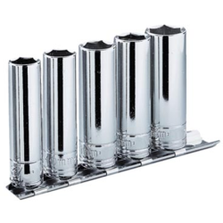 Jeu de 5 douilles 6 pans l. mm