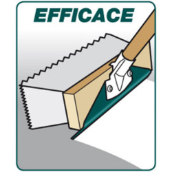 Balai grattoir emmanché poils pvc manche tavari