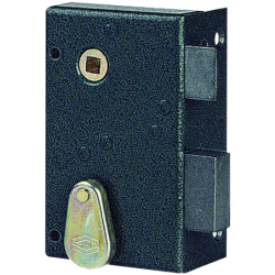 Serrure en applique monopoint a chiffres vert. pene dt 1/2 t gauche