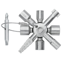 Clé d'armoire de distribution twinkey twinkey knip ex