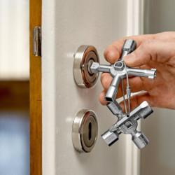 Clé d'armoire de distribution twinkey twinkey knip ex