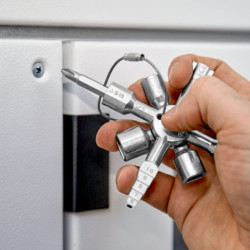 Clé d'armoire de distribution twinkey twinkey knip ex