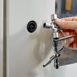 Clé d'armoire de distribution twinkey twinkey knip ex
