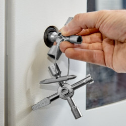 Clé d'armoire de distribution twinkey twinkey knip ex