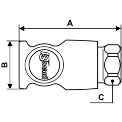 Raccords rapides securite mono