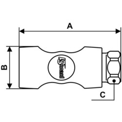 Raccords rapides securite mono