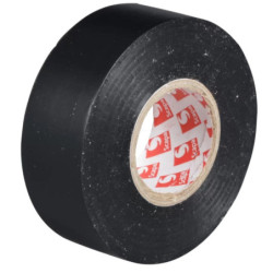 Ruban adhesif vinyle plastifie . noir. 50mmx33m. axe 32mm