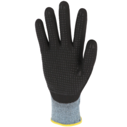Gant 3/4 enduit nitrile mousse picots nitrile sur paume t08