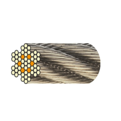 Cable 7x7 inox 316 rlx 100 m/2.5mm