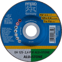 Disques à  tronçonner ps-forte pierre/aluminium/métaux non-ferreux eh 230-3,2 c 24 p psf/22,23