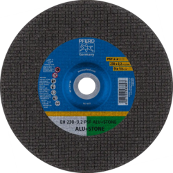 Disques à  tronçonner ps-forte pierre/aluminium/métaux non-ferreux eh 230-3,2 c 24 p psf/22,23