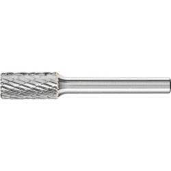 Fraises sur tige hm destinées à  des utilisations rudes forme cylindrique zyas 1020/6 3r .tige 6 mm avec denture en bout
