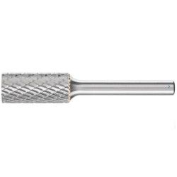 Fraises sur tige hm destinées à  des utilisations rudes forme cylindrique zya 1225/6 3r .tige 6 mm avec denture en bout