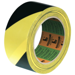 Ruban de signalisation marquage plast zebre rouge/blanc 33x50mm 2724