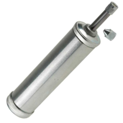 Pompes à pousser - corps acier, pour graisse 150 ml avec 1 agrafe hydrau. et 1 pointue