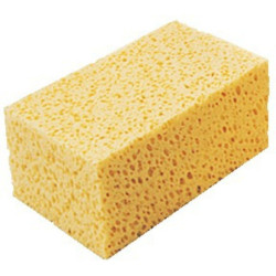Eponge synthetique jaune 150x100x80mm