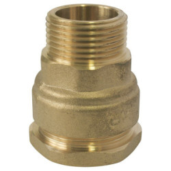 Raccord droit mâle pe25 - m20/27