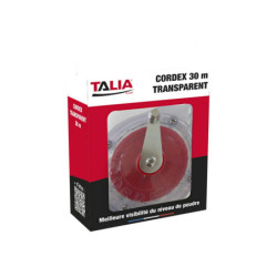 Cordex transparent 30m fil 1.5 tresse
