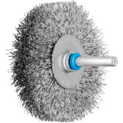 Brosse plate sur tige non torsadees pos rbu 5015/6 inox 0.20