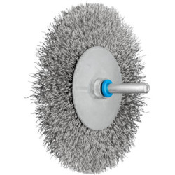 Brosse plate sur tige non torsadees pos rbu 5015/6 inox 0.20