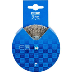 Brosse plate sur tige non torsadees pos rbu 5015/6 inox 0.20