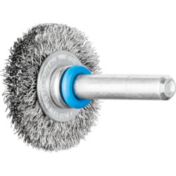 Brosse plate sur tige non torsadees pos rbu 5015/6 inox 0.20