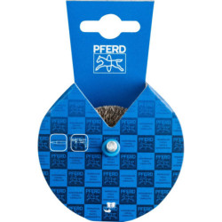 Brosse plate sur tige non torsadees pos rbu 5015/6 inox 0.20