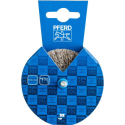 Brosse plate sur tige non torsadees pos rbu 5015/6 inox 0.20