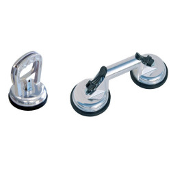 Double ventouse alu. diam.120 ventouse de prehension double (jusqu'à 80kg)
