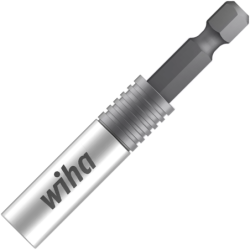 Porte-embout à changement rapide centrofix superslim, magnétique, forme e 6,3.