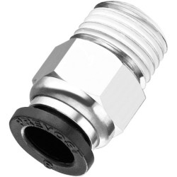 Raccord instantane conex polymere raccord droit mâle conique - rpd mr 10 mm r 1/4
