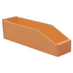 Bac polypropylène à monter 6l - orange 180x380x105