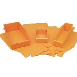 Bac polypropylène à monter 6l - orange 180x380x105