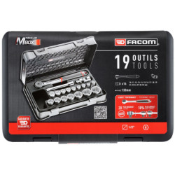 Coffret cliquet + douilles 1/2