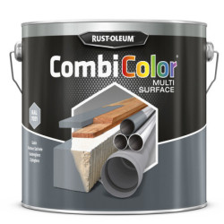 Peinture combicolor multi-surface satin 750 ml - ral 7001