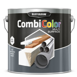 Peinture combicolor multi-surface satin 750 ml - ral 7001