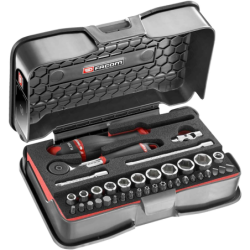 Coffret cliquet + douilles 1/4'' 6 pans
