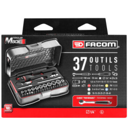 Coffret cliquet + douilles 1/4'' 6 pans