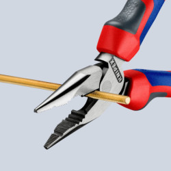 Pince universelle bec 1/2 rond 145mm
